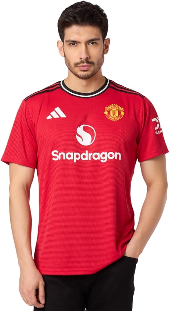 Adidas Men’s Manchester United 25/26 Home Football Jersey – Fan Version