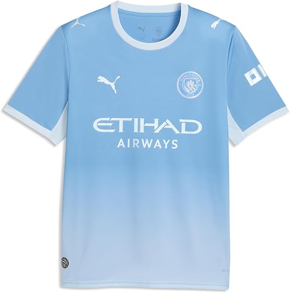 PUMA Men's Manchester City FC 2026/27 Replica Home Soccer Jersey - Team Light Blue