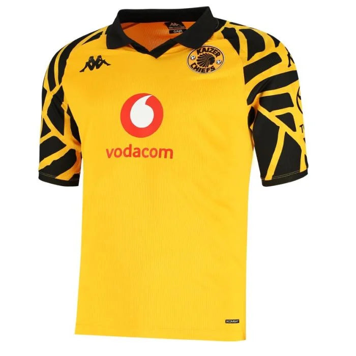 Kappa Kaizer Chiefs Mens Home Jersey 2025/26 Yellow/Black