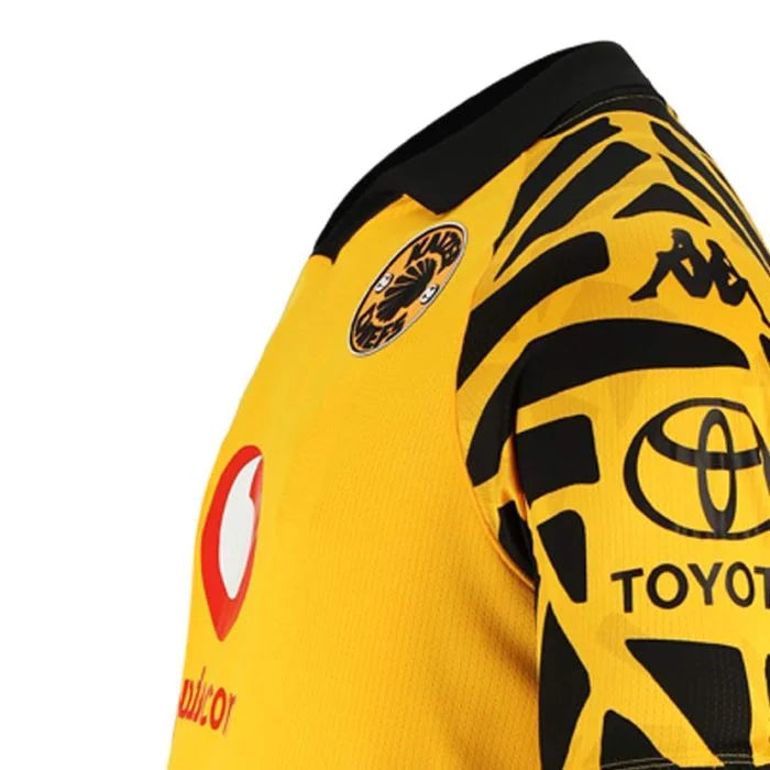 Kappa Kaizer Chiefs Mens Home Jersey 2025/26 Yellow/Black